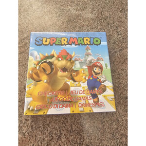 SUPER MARIO CHECKERS (MARIO VS BOWSER) BOARD GAME BRAND NEW